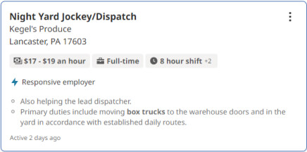 Demand for Box Truck Dispatchers