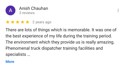 Reviews from Google Maps